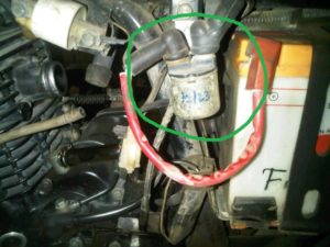 relay starter motor pulsar rusak